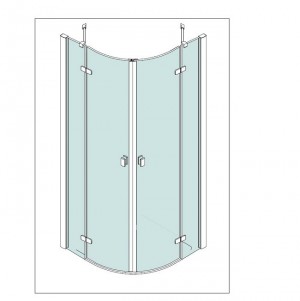 Frameless shower enclosures